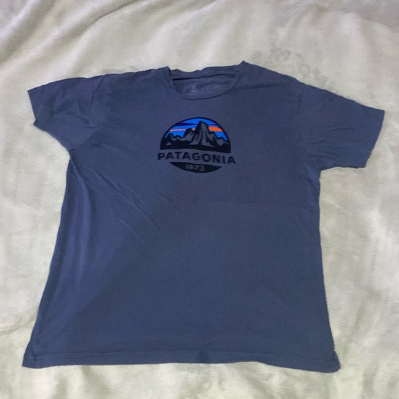 COPY - Patagonia blue large sized slim fit shirt - Picture 1 of 4